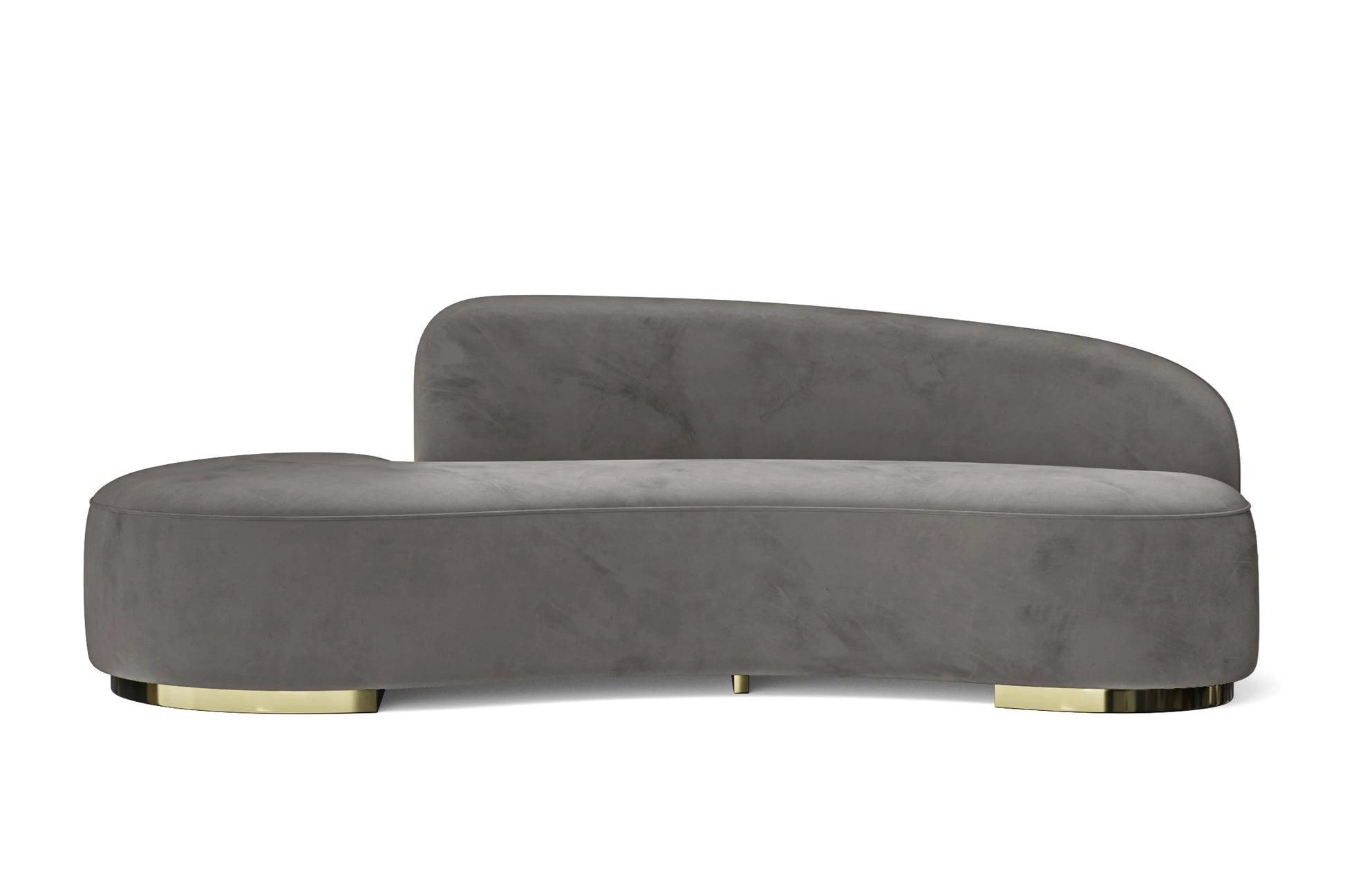 Teramo 3 Seater Sofa Grey Velvet