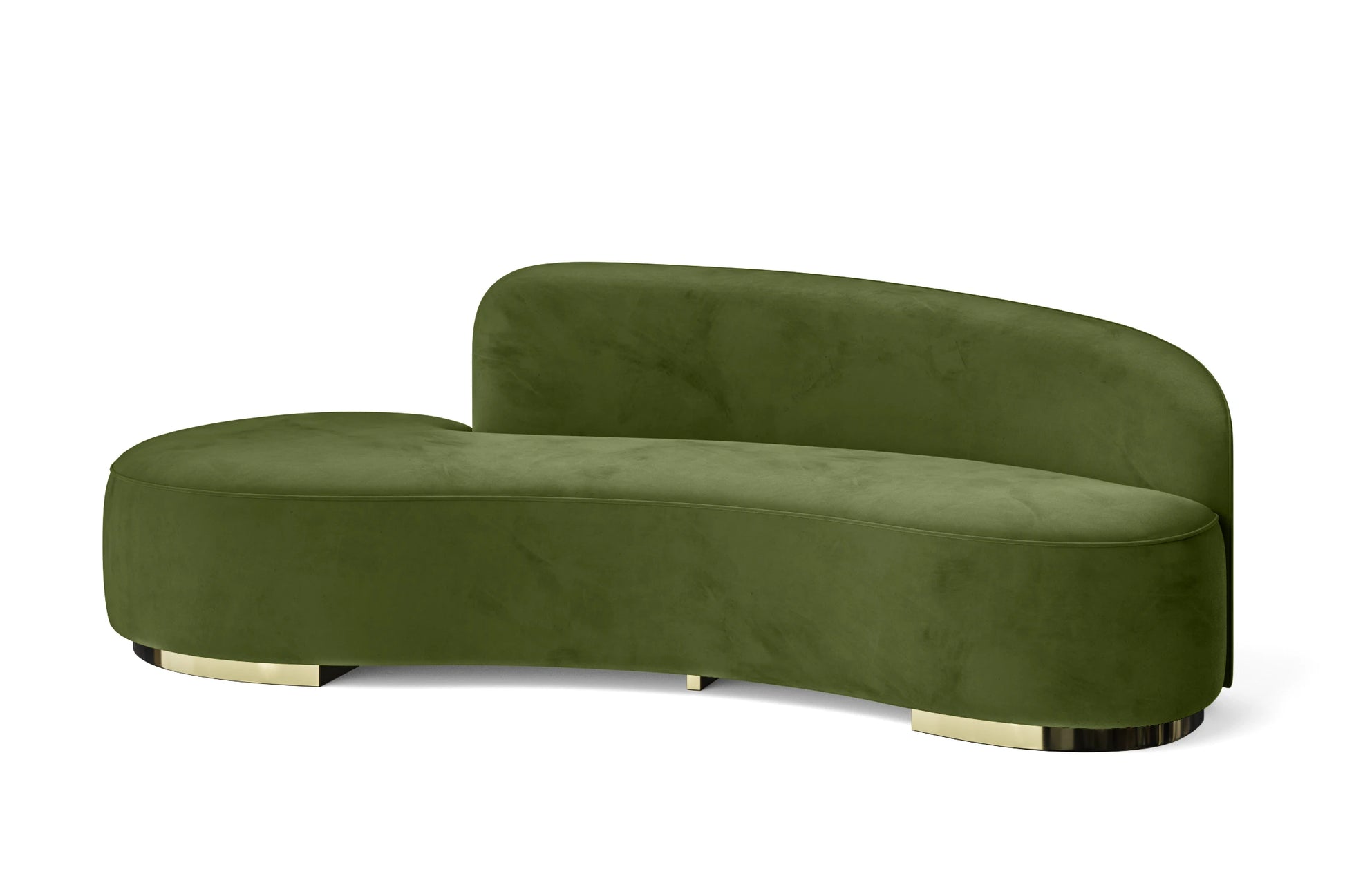 Teramo 3 Seater Sofa Lime Velvet