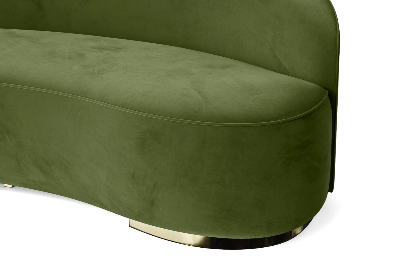 Teramo 3 Seater Sofa Lime Velvet