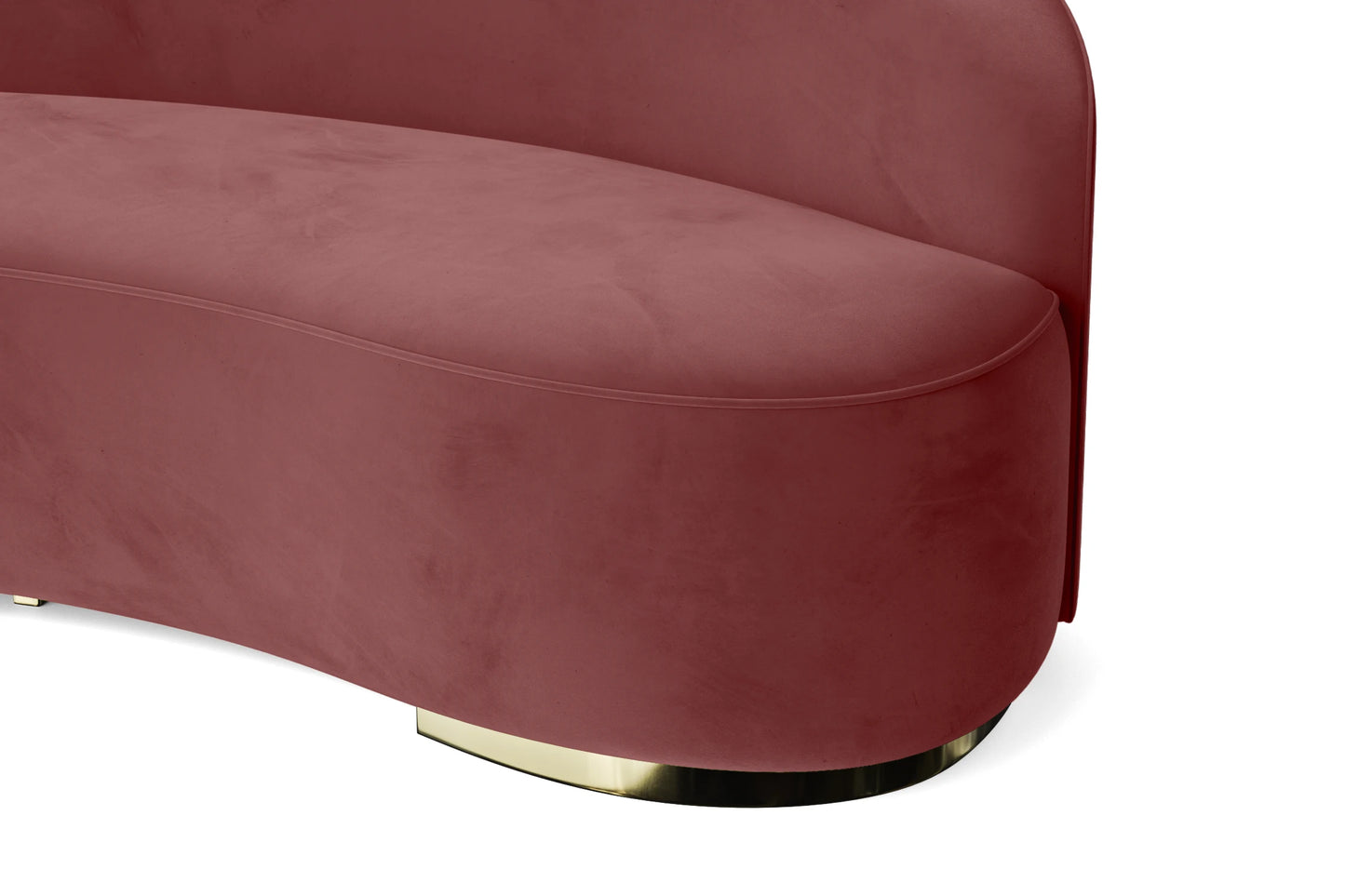 Teramo 3 Seater Sofa Pink Velvet