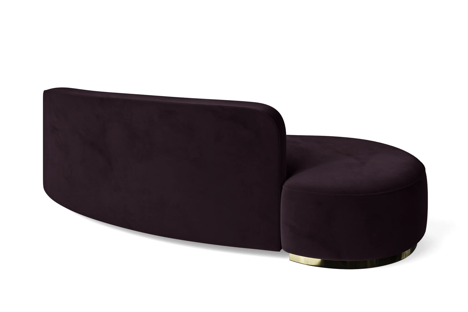 Teramo 3 Seater Sofa Purple Velvet