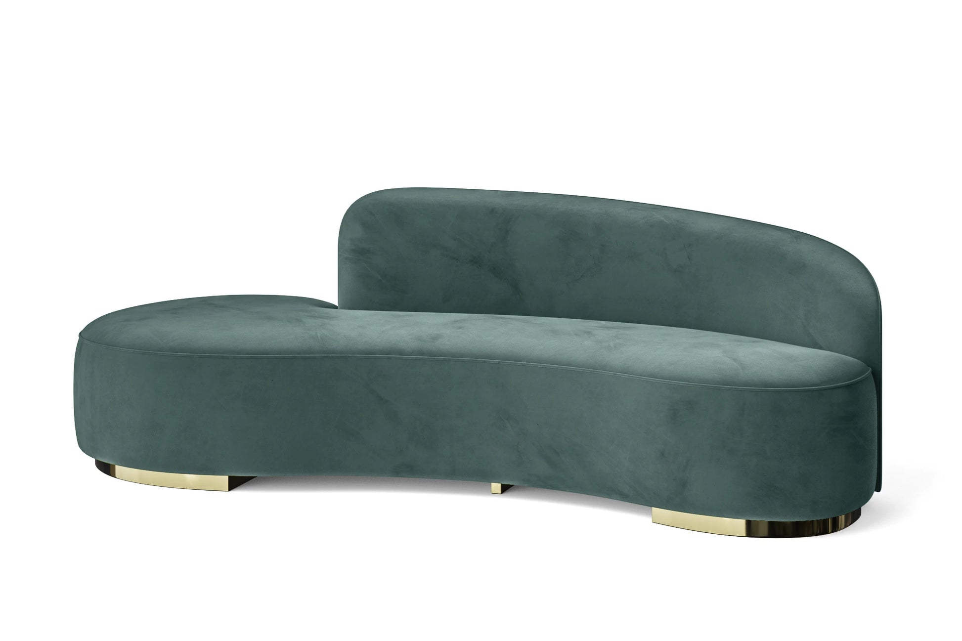 Teramo 3 Seater Sofa Teal Velvet