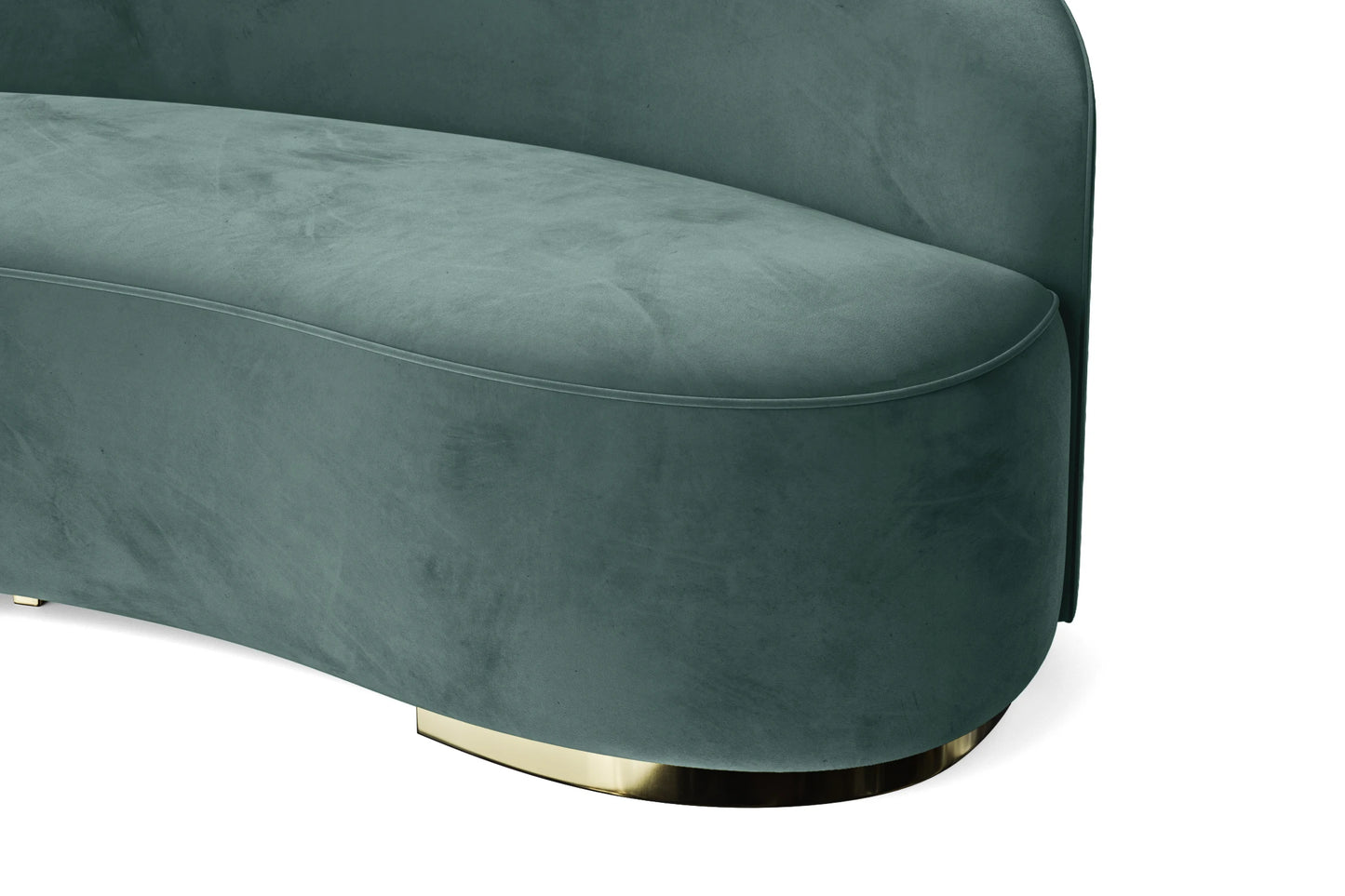 Teramo 3 Seater Sofa Teal Velvet