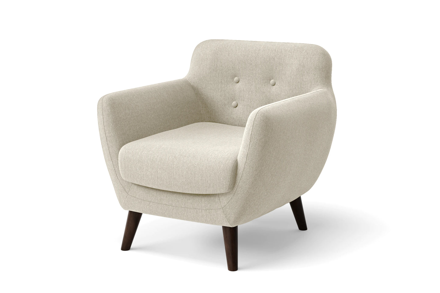 Terni Armchair Cream Linen Fabric