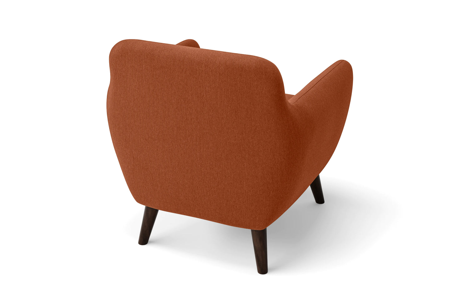 Terni Armchair Orange Linen Fabric