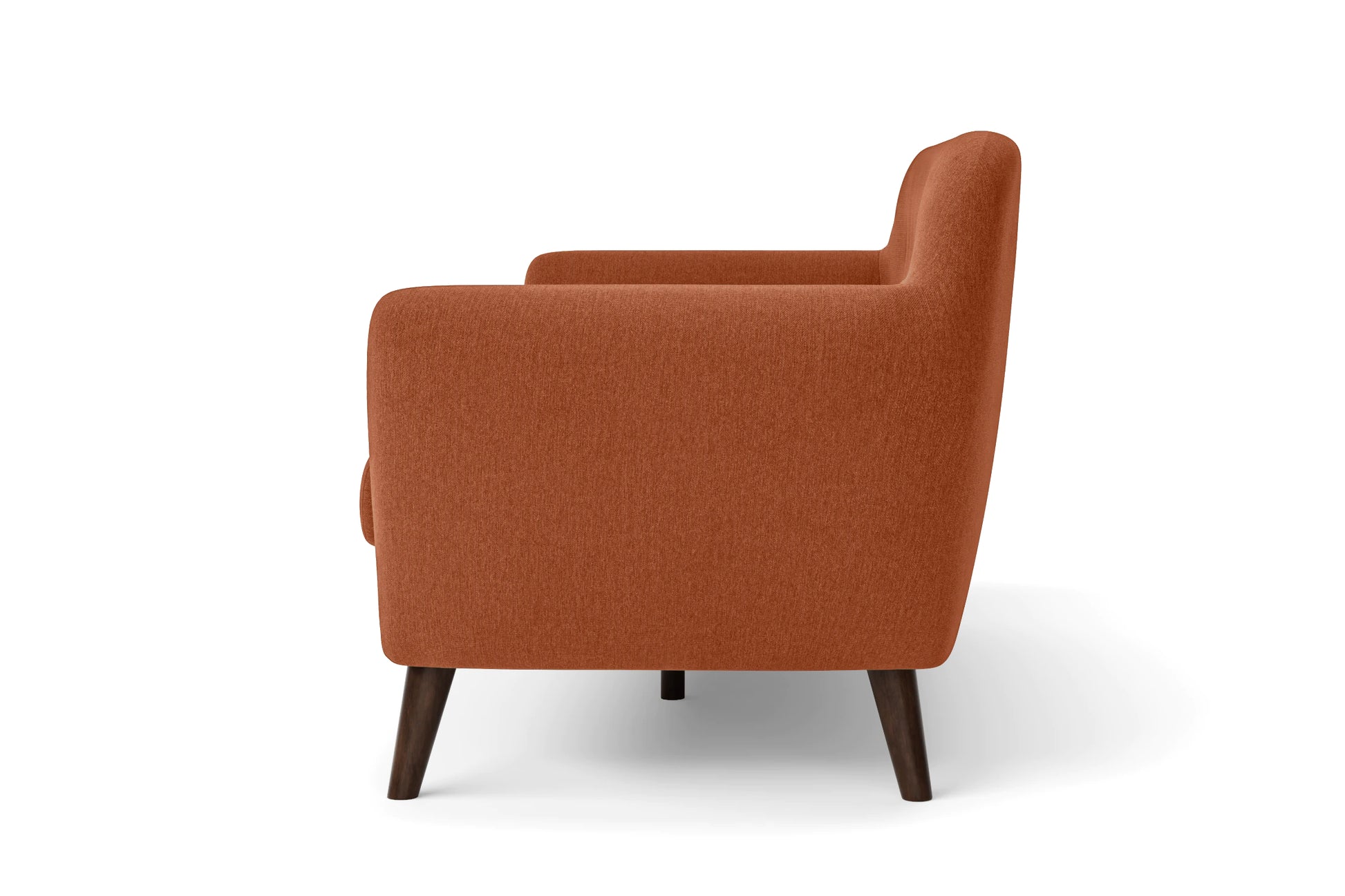 Terni Armchair Orange Linen Fabric