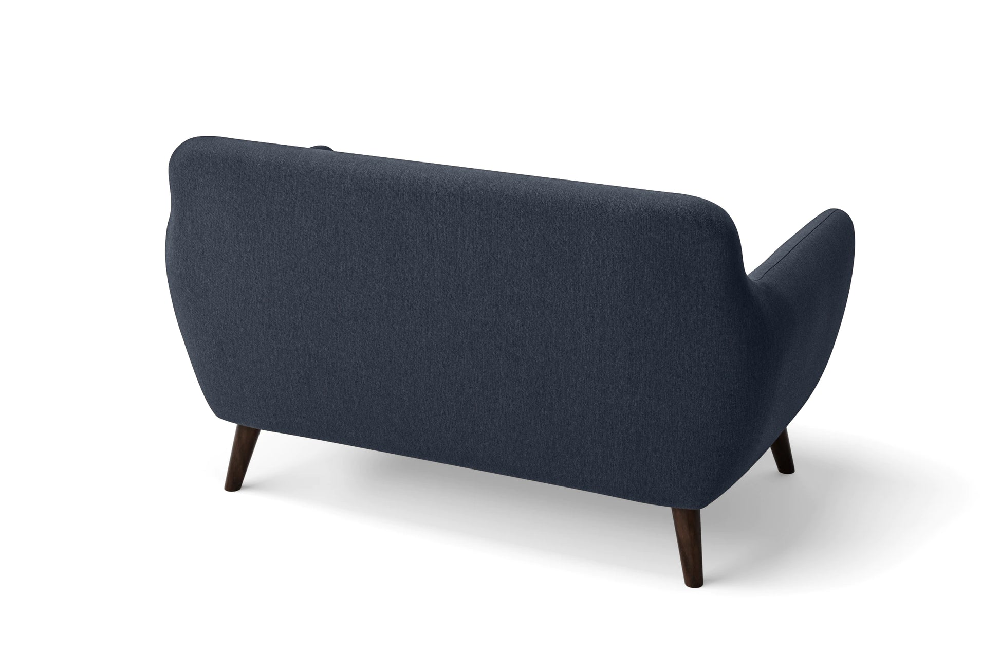 Terni 2 Seater Sofa Dark Blue Linen Fabric