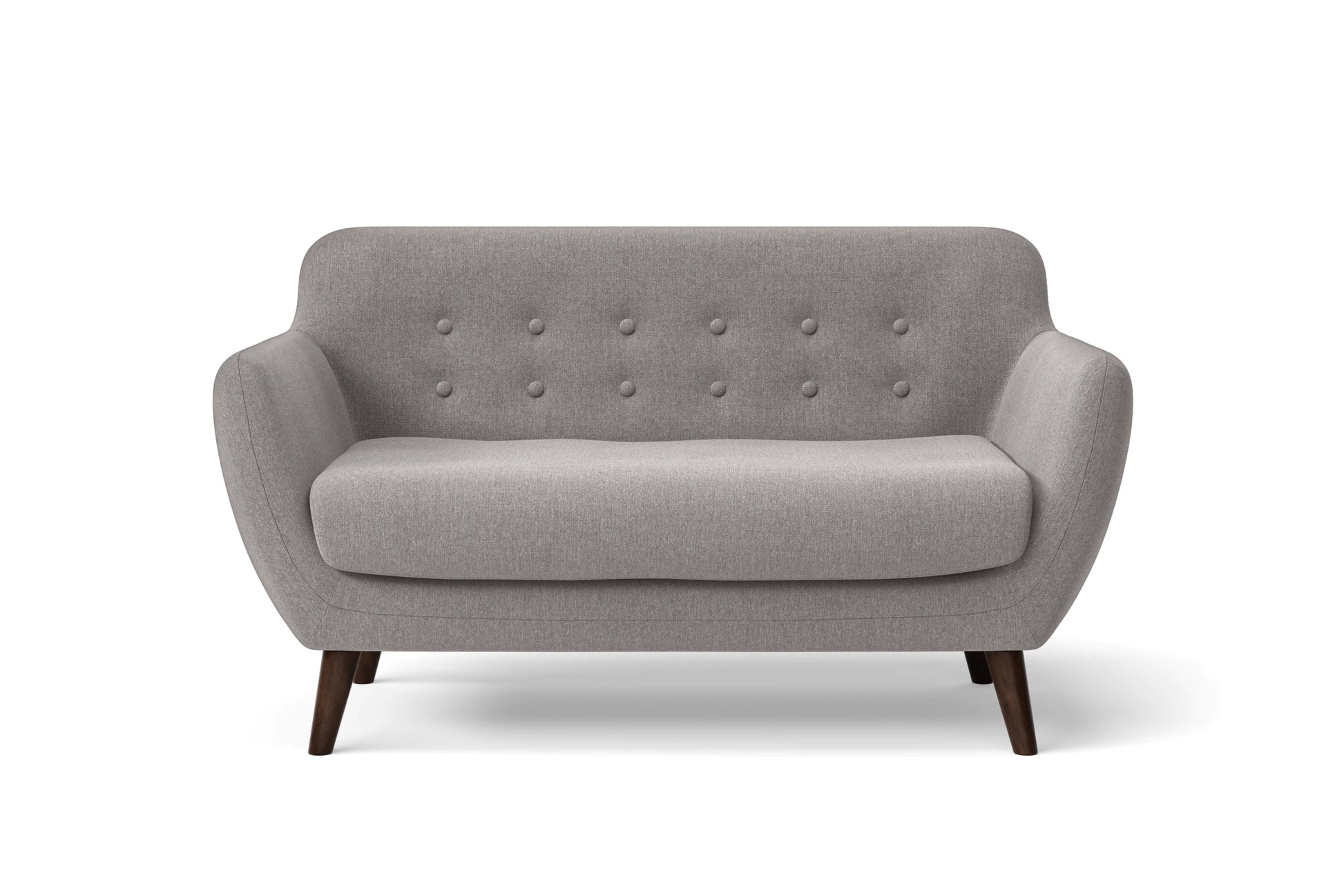 Terni 2 Seater Sofa Grey Linen Fabric