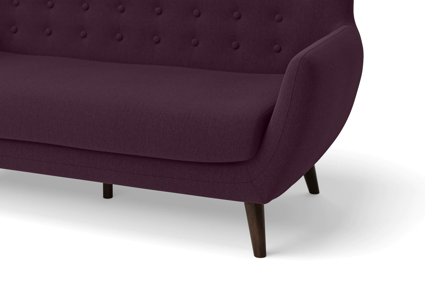 Terni 2 Seater Sofa Purple Linen Fabric