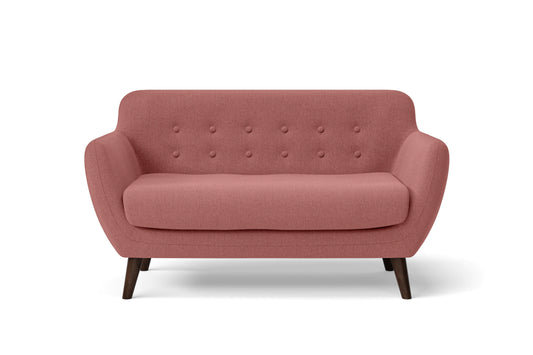 Terni 2 Seater Sofa Rose Pink Linen Fabric