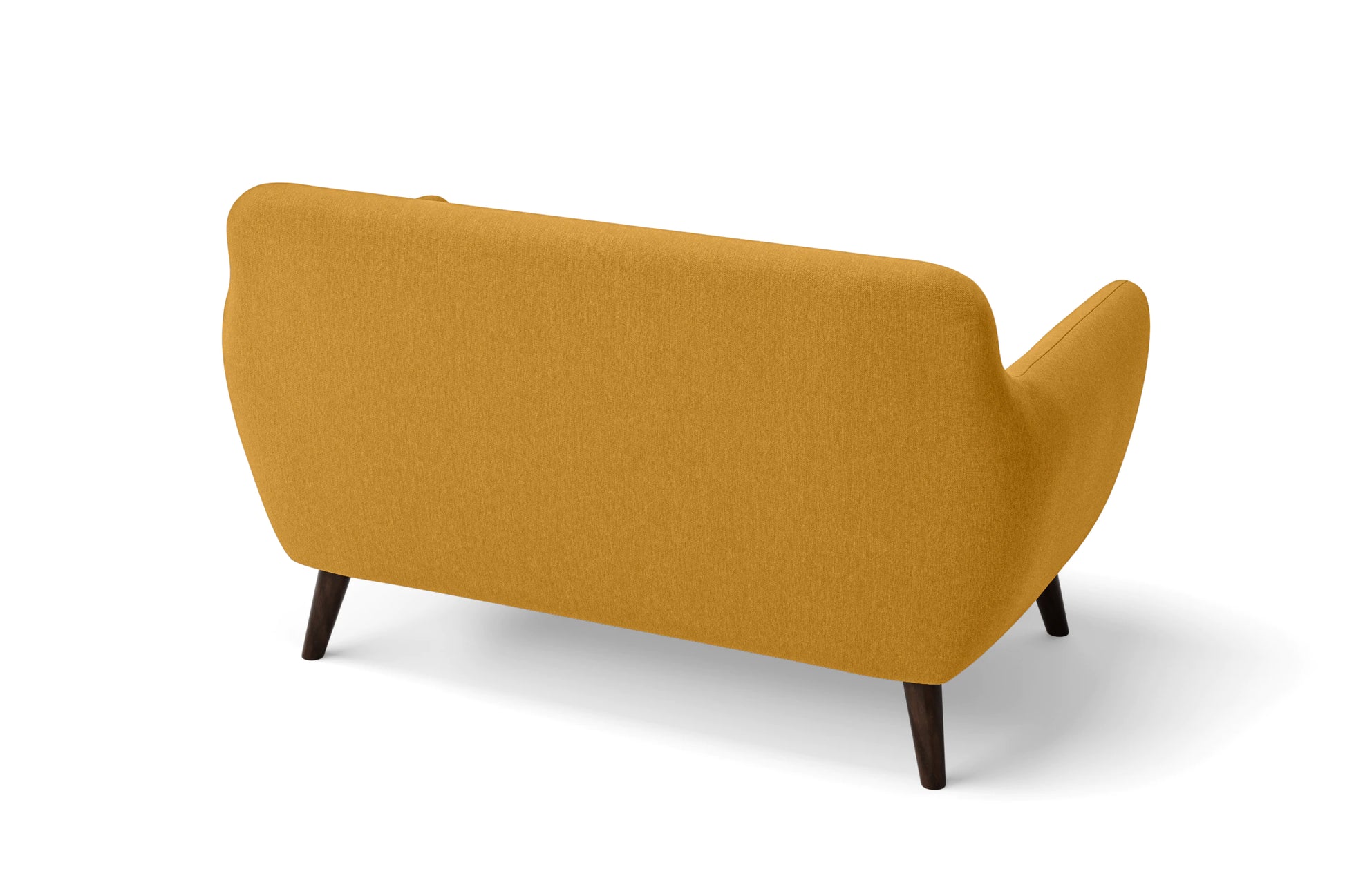 Terni 2 Seater Sofa Yellow Linen Fabric