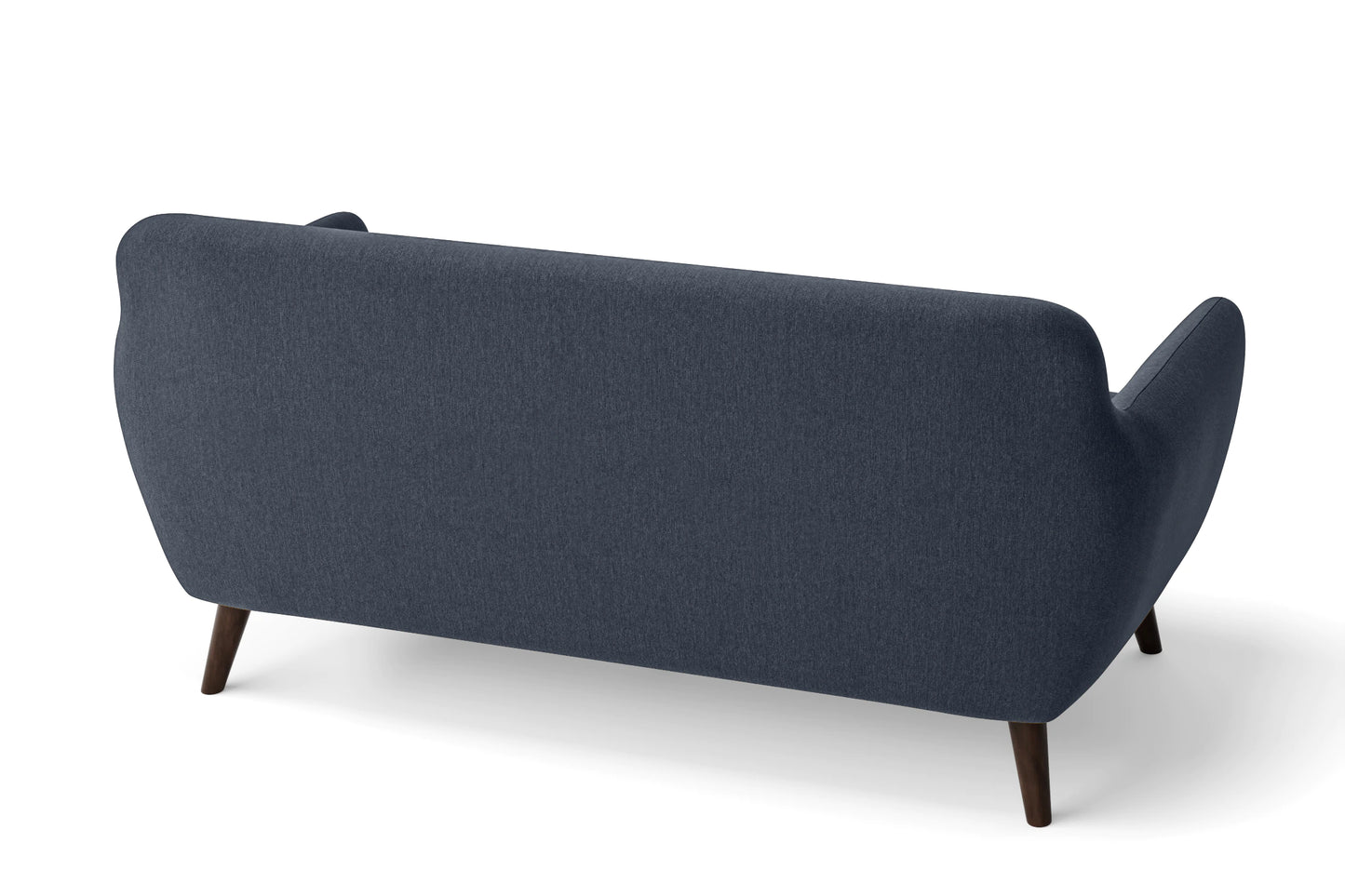 Terni 3 Seater Sofa Dark Blue Linen Fabric