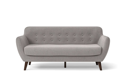 Terni 3 Seater Sofa Grey Linen Fabric