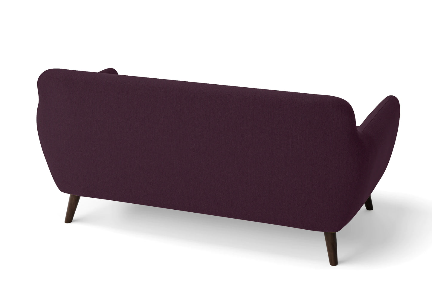 Terni 3 Seater Sofa Purple Linen Fabric