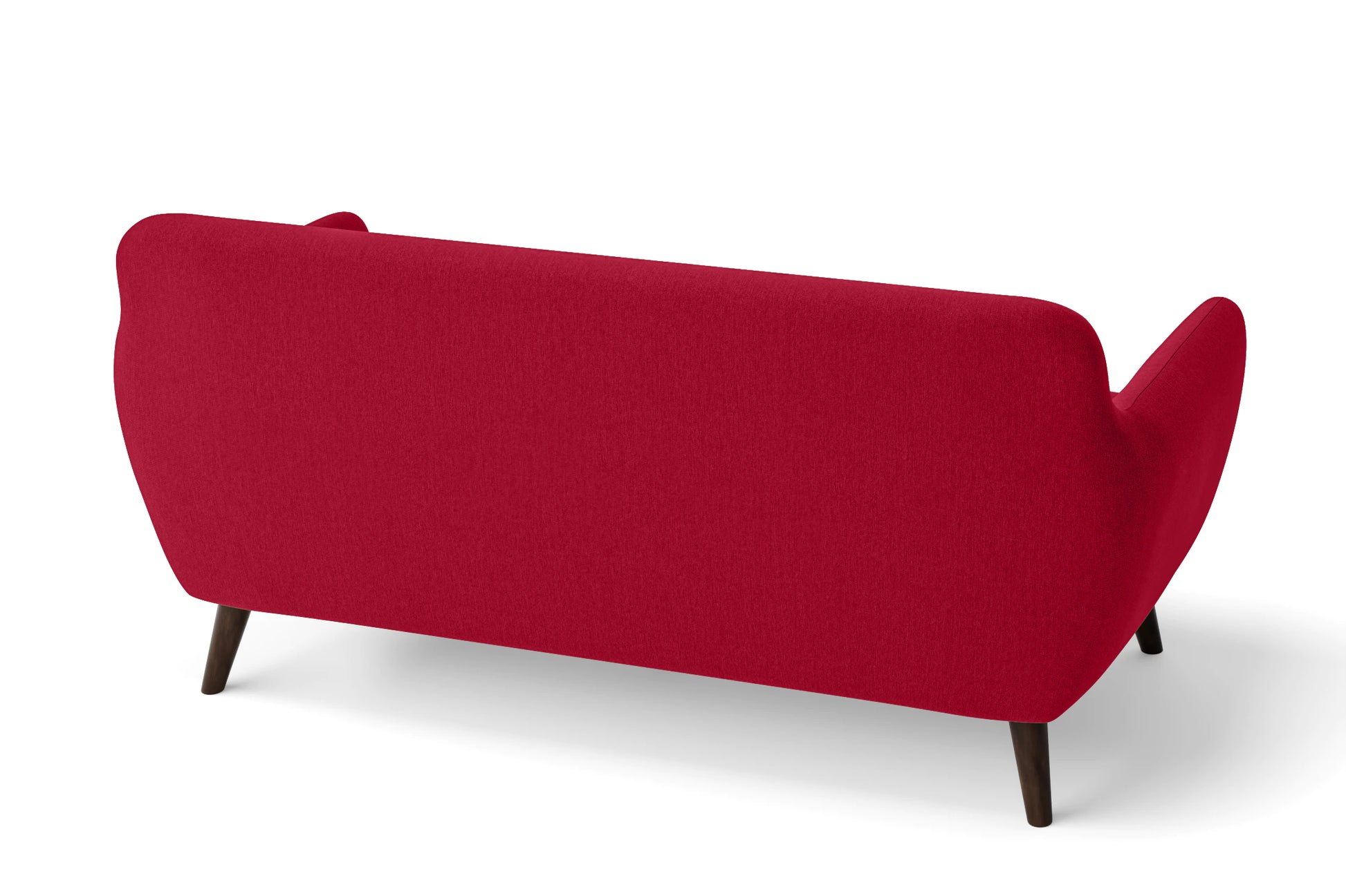 Terni 3 Seater Sofa Red Linen Fabric