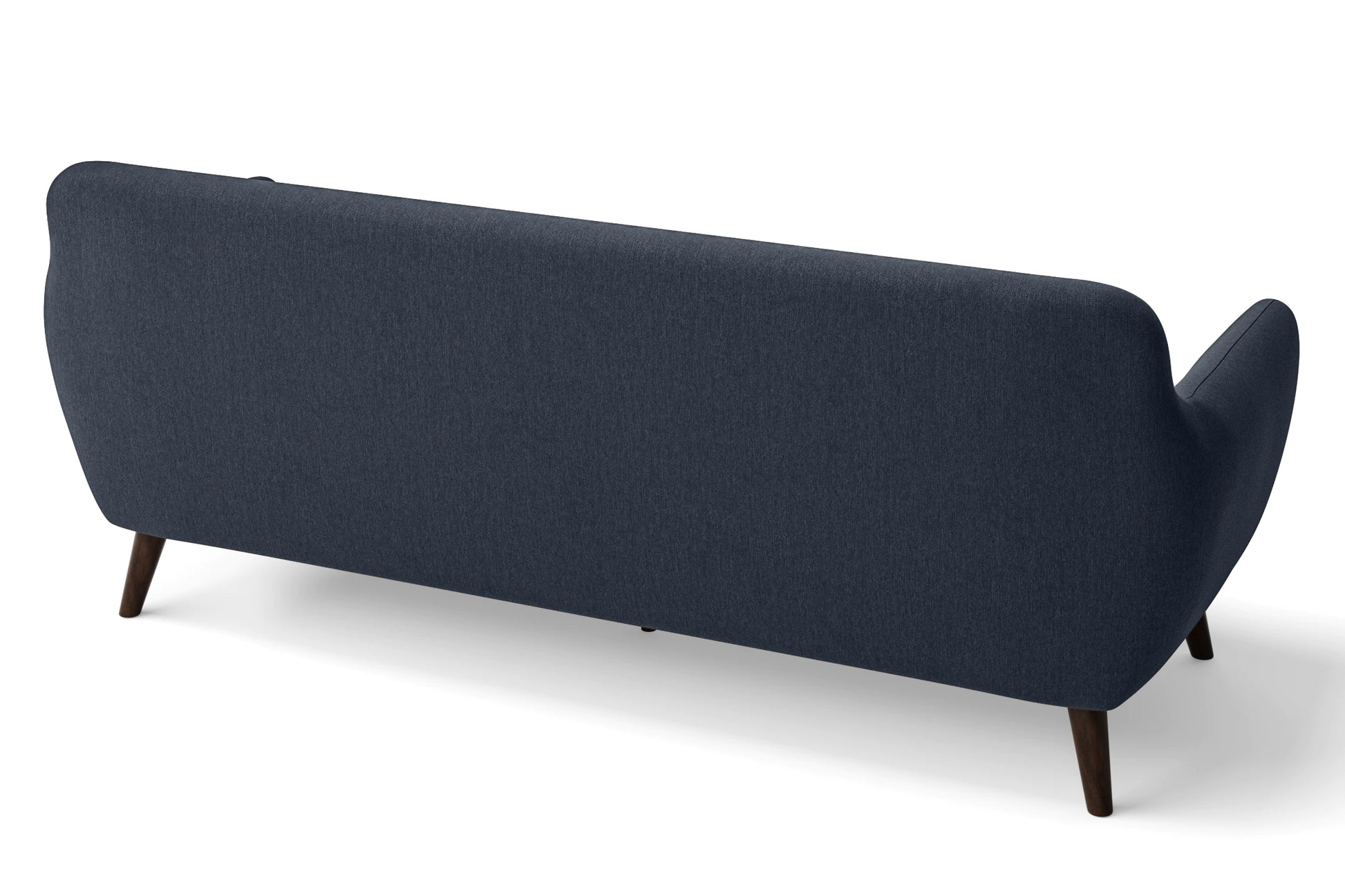 Terni 4 Seater Sofa Dark Blue Linen Fabric