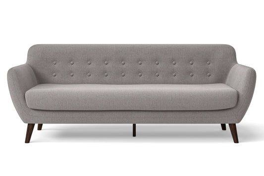 Terni 4 Seater Sofa Grey Linen Fabric