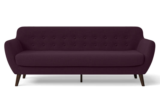 Terni 4 Seater Sofa Purple Linen Fabric