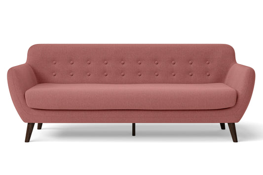 Terni 4 Seater Sofa Rose Pink Linen Fabric