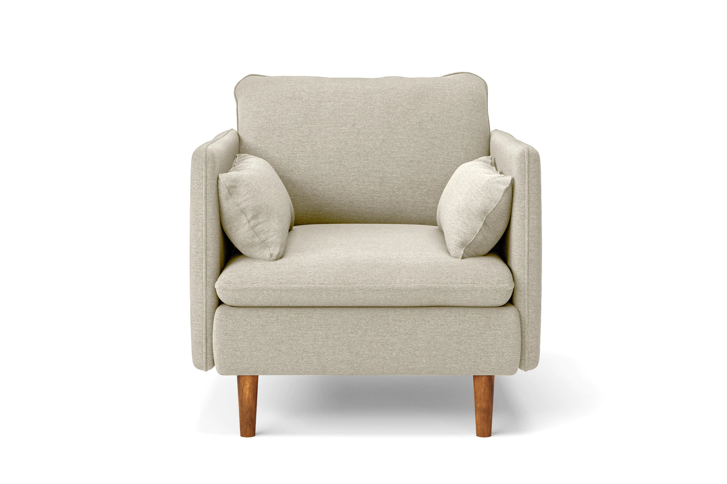 Tirreni Armchair Cream Linen Fabric