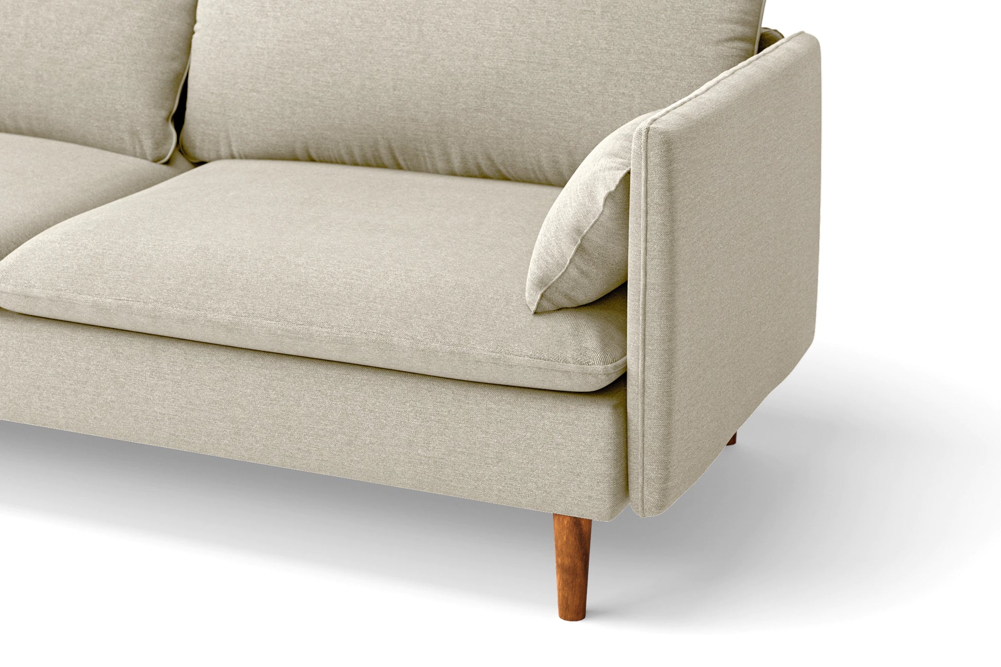 Tirreni Armchair Cream Linen Fabric