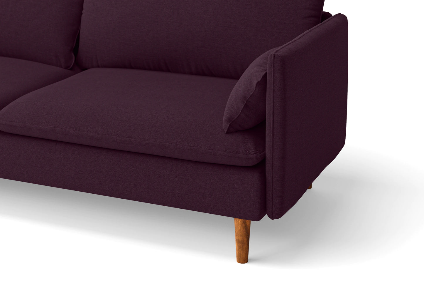 Tirreni Armchair Purple Linen Fabric