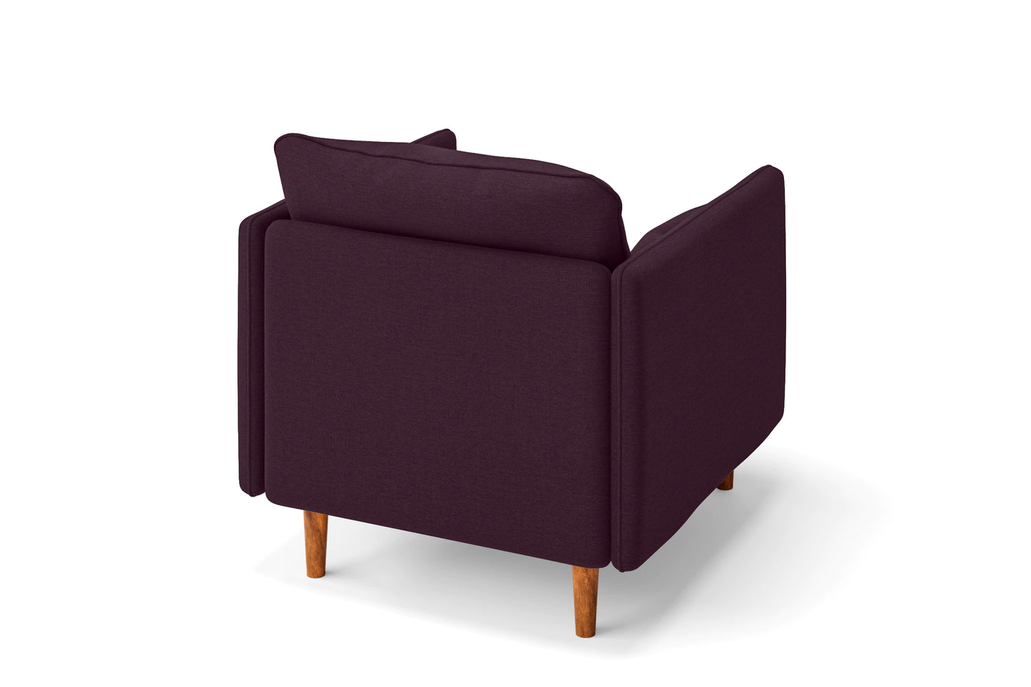 Tirreni Armchair Purple Linen Fabric