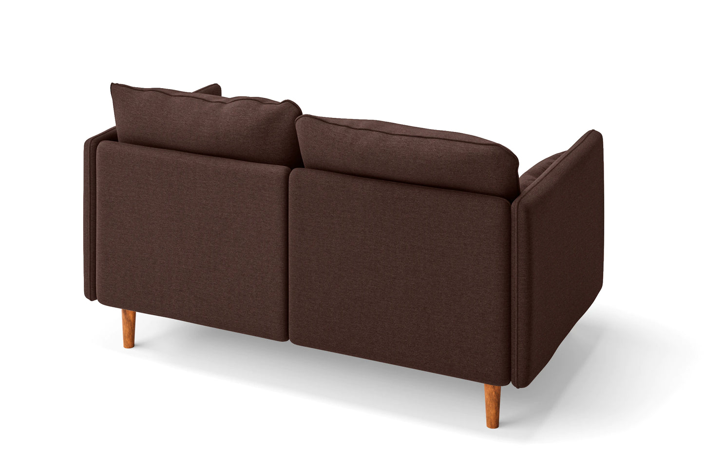 Tirreni 2 Seater Sofa Coffee Brown Linen Fabric