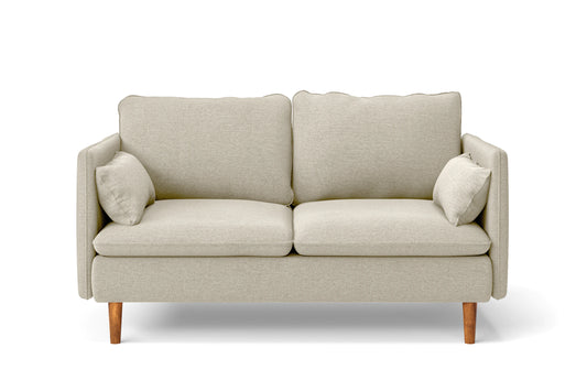 Tirreni 2 Seater Sofa Cream Linen Fabric