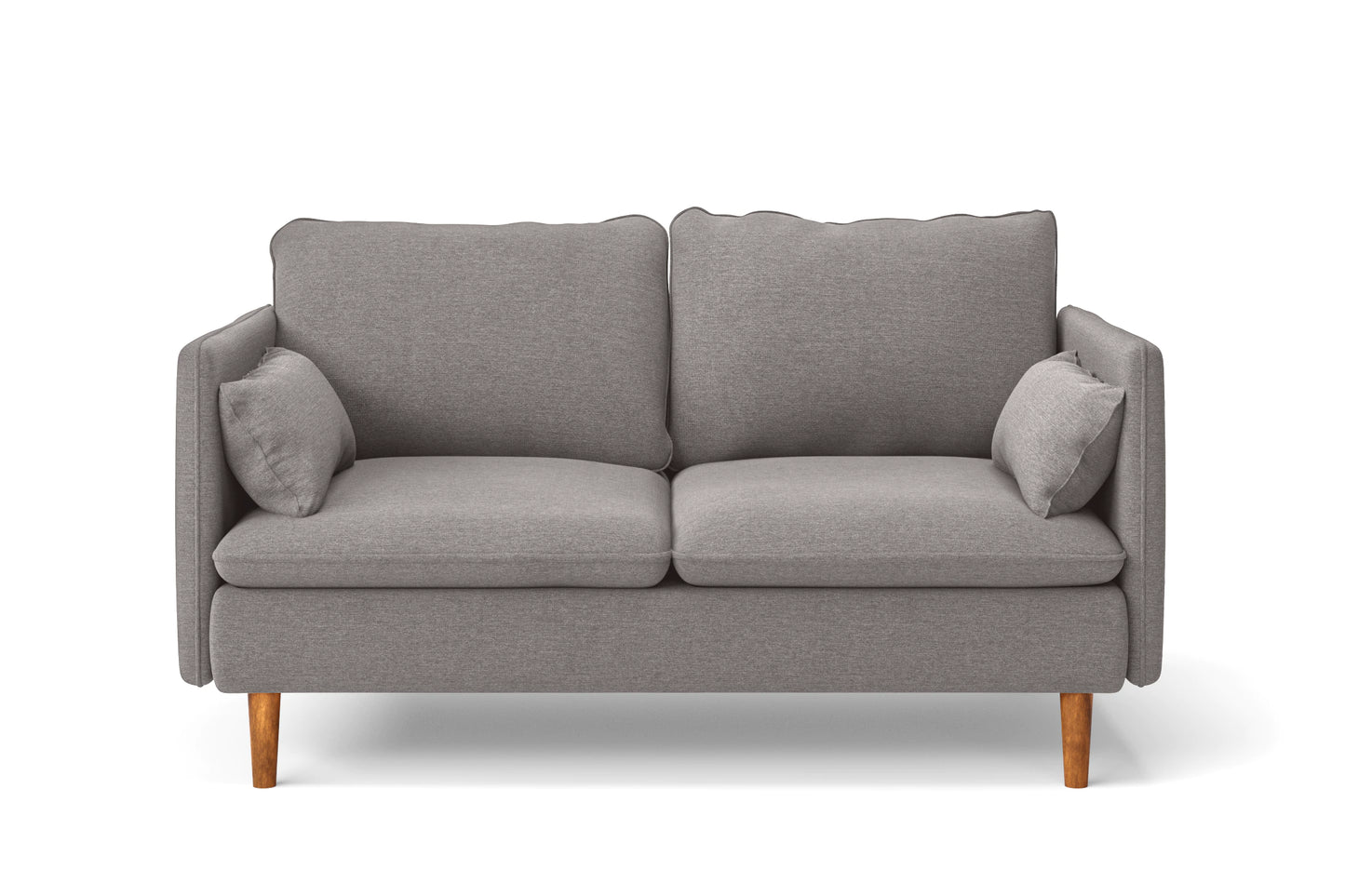 Tirreni 2 Seater Sofa Grey Linen Fabric