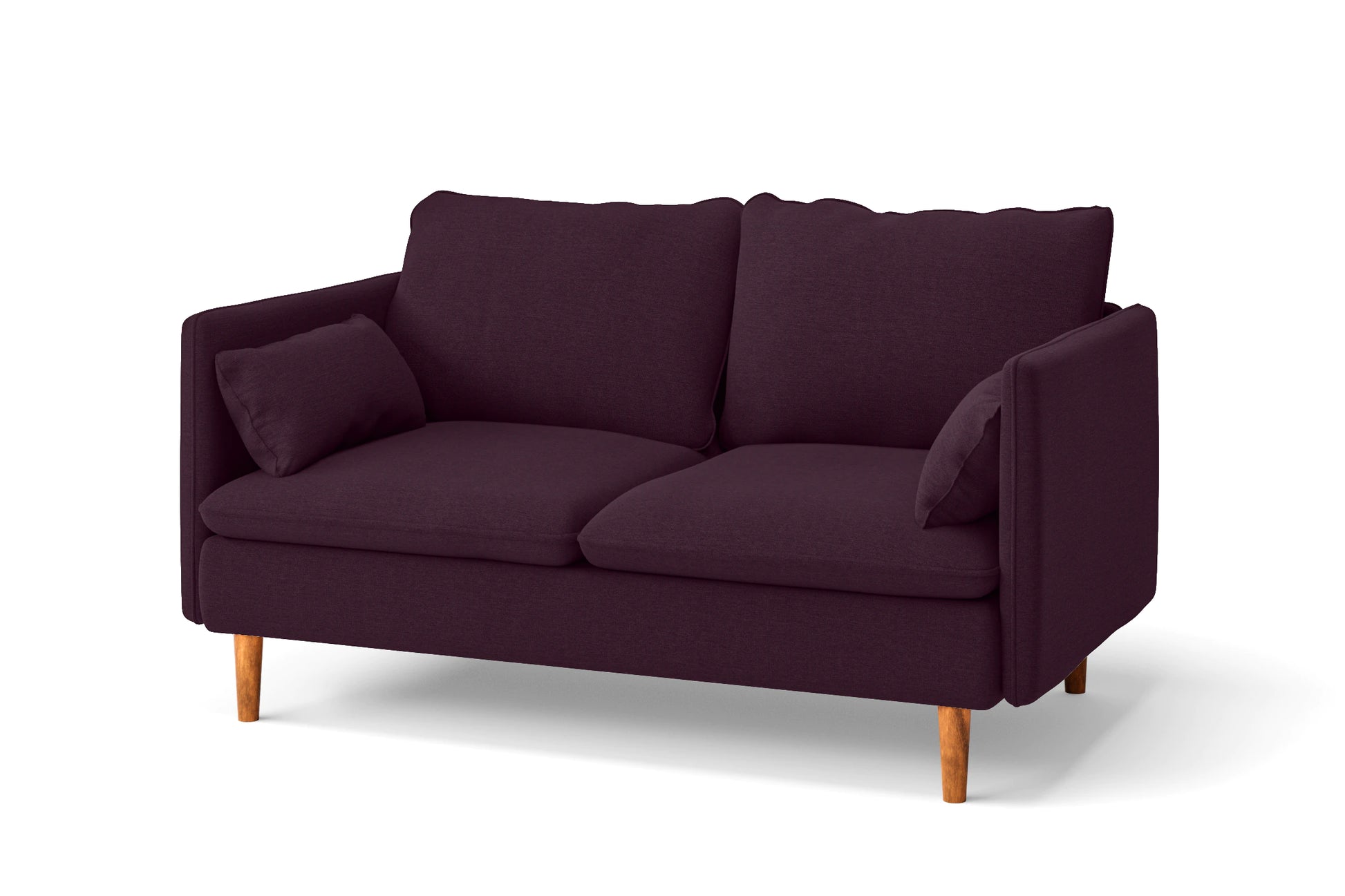 Tirreni 2 Seater Sofa Purple Linen Fabric