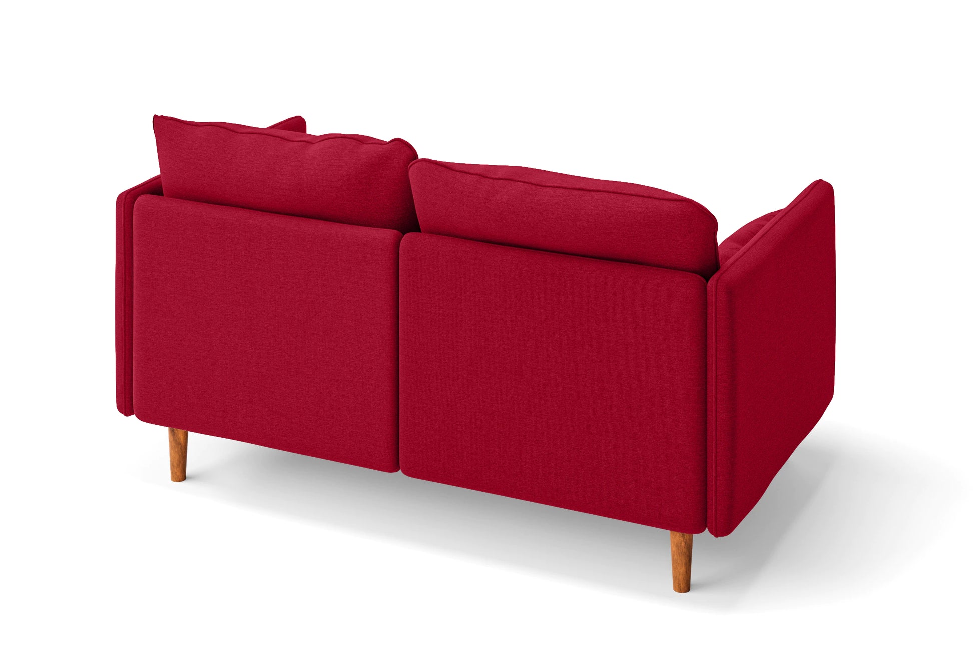 Tirreni 2 Seater Sofa Red Linen Fabric