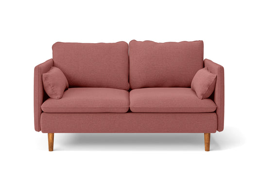 Tirreni 2 Seater Sofa Rose Pink Linen Fabric