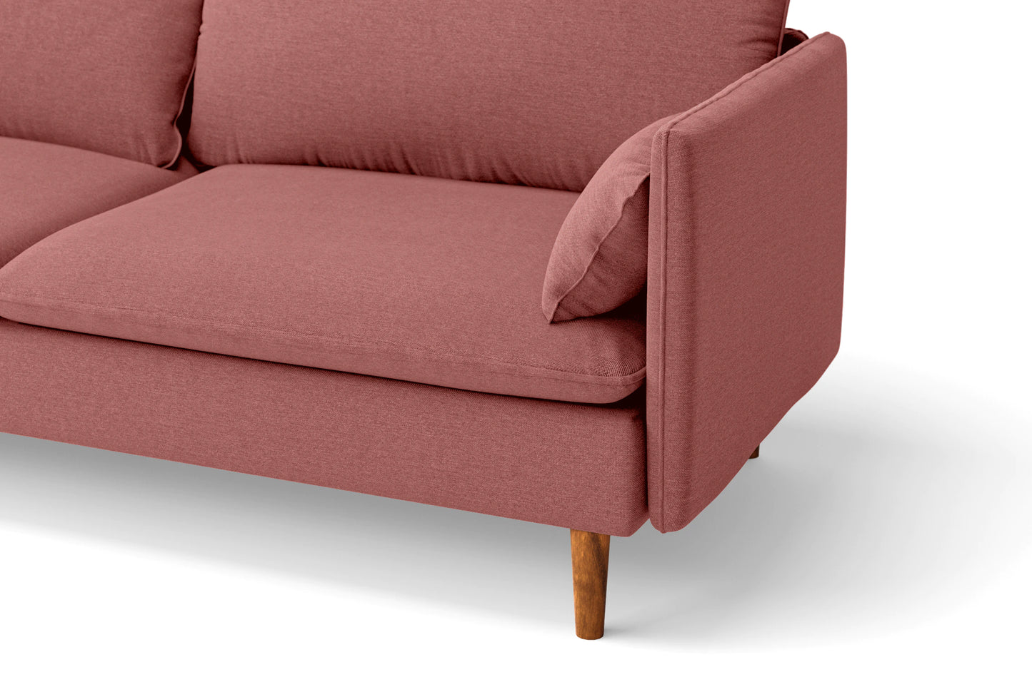 Tirreni 2 Seater Sofa Rose Pink Linen Fabric