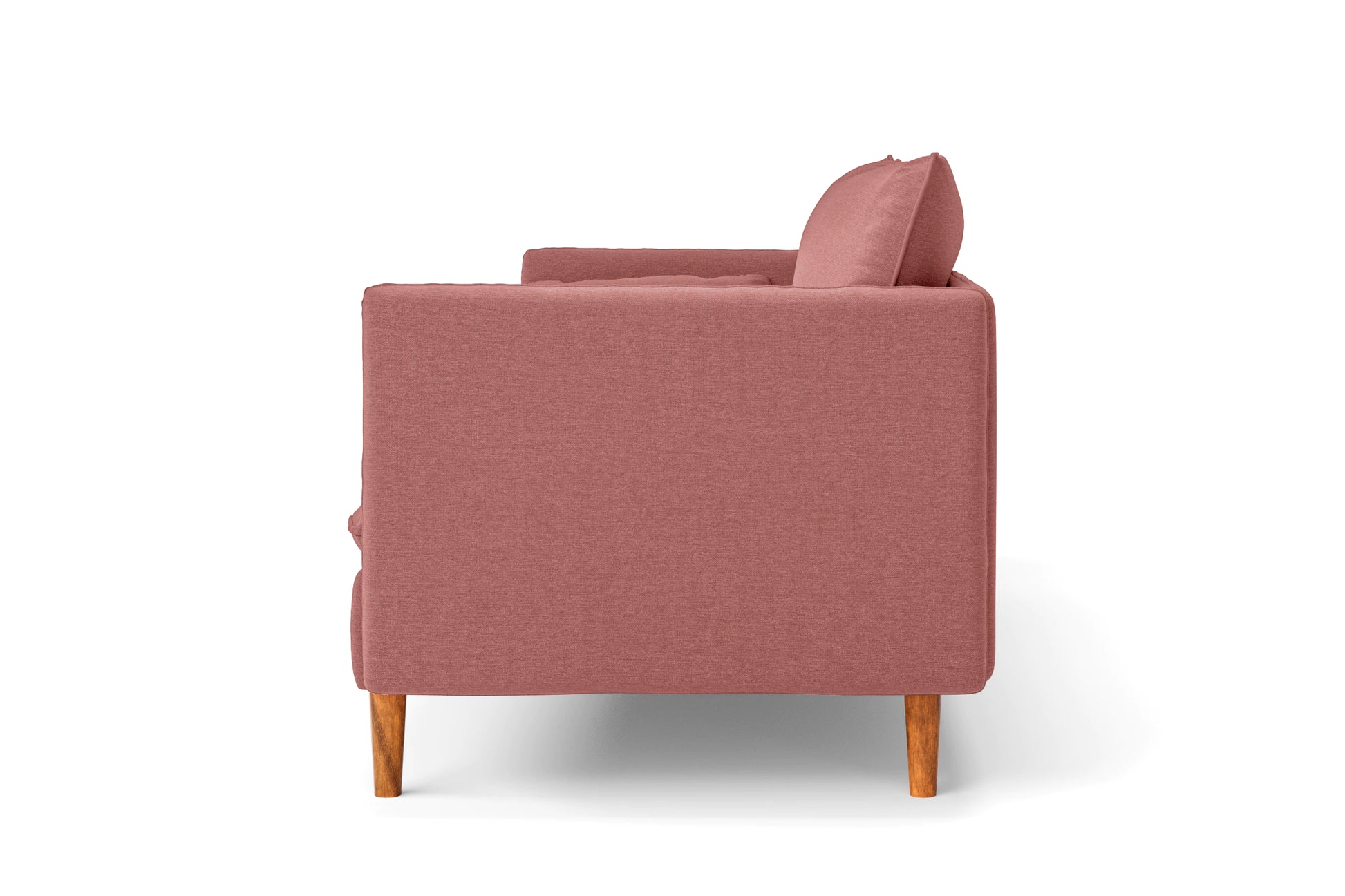 Tirreni 2 Seater Sofa Rose Pink Linen Fabric