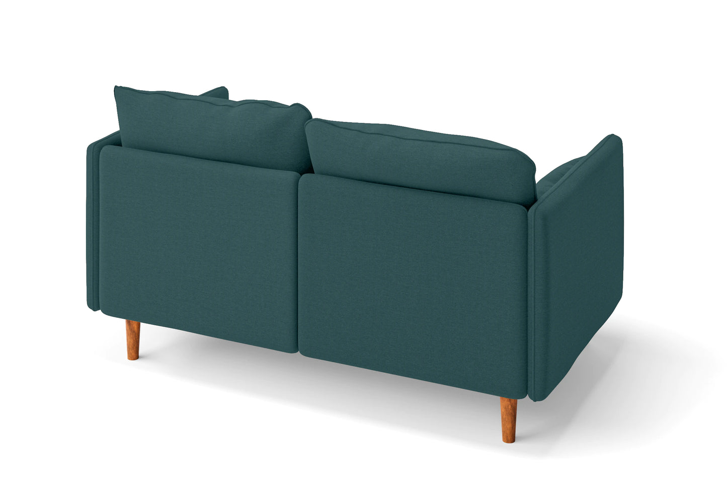 Tirreni 2 Seater Sofa Teal Linen Fabric