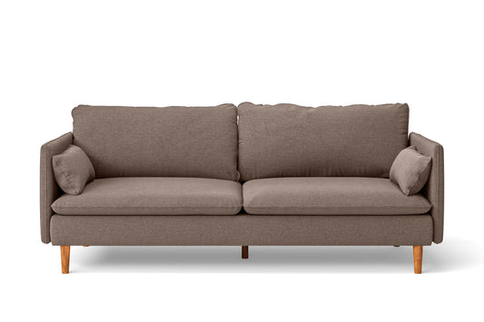 Tirreni 3 Seater Sofa Caramel Linen Fabric