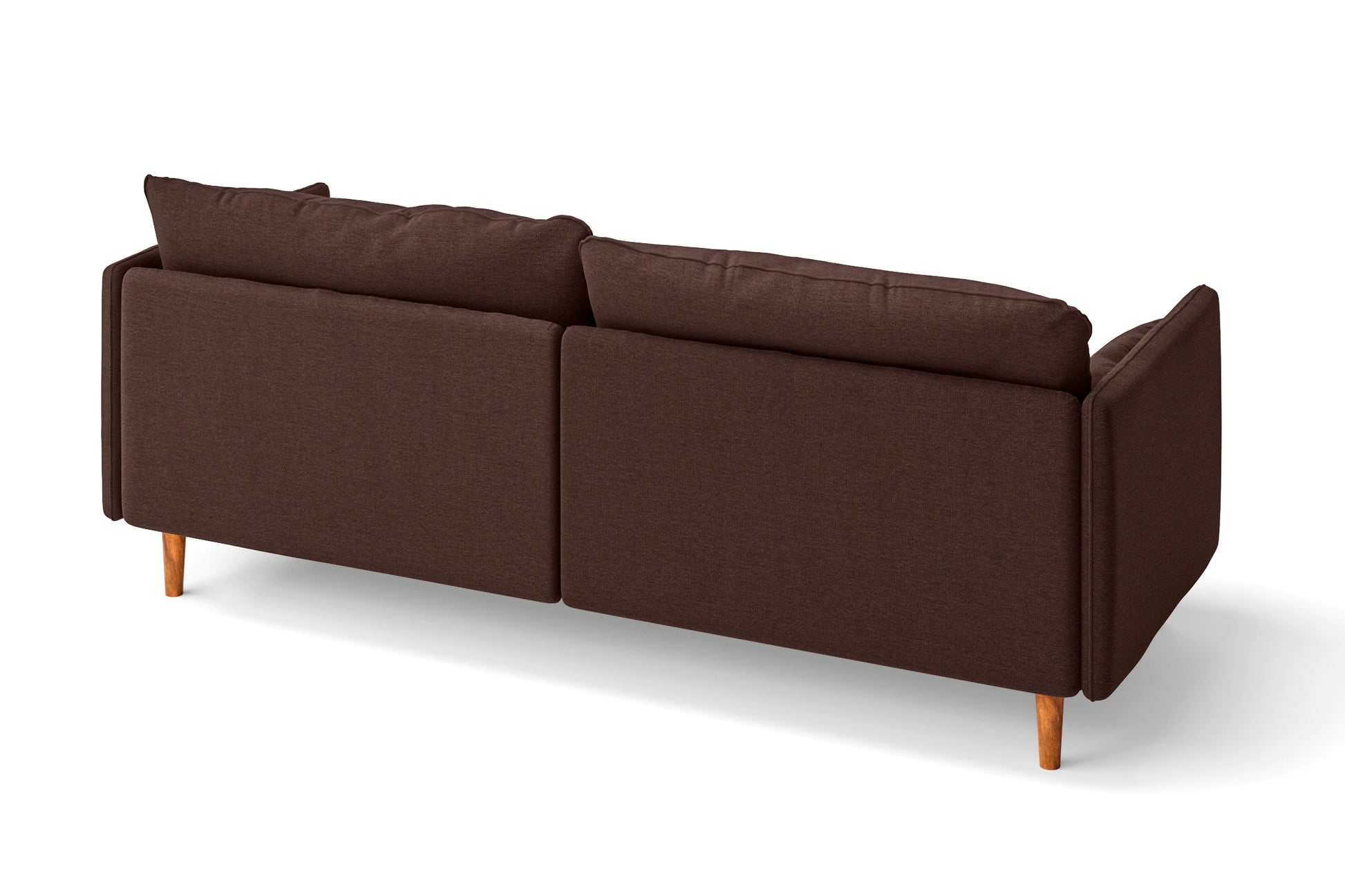 Tirreni 3 Seater Sofa Coffee Brown Linen Fabric