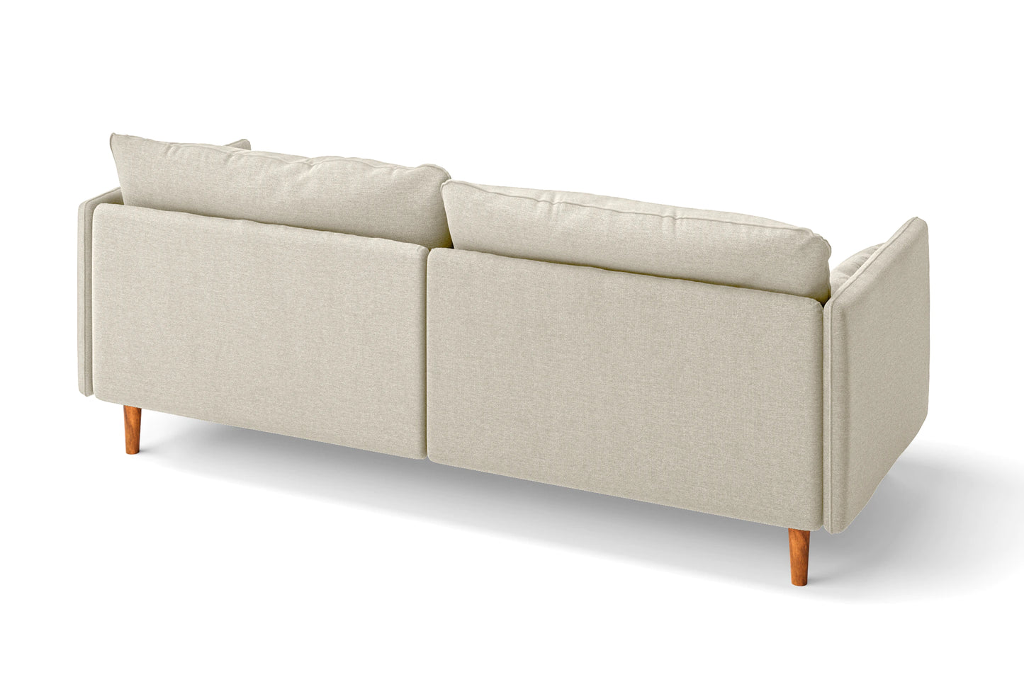 Tirreni 3 Seater Sofa Cream Linen Fabric