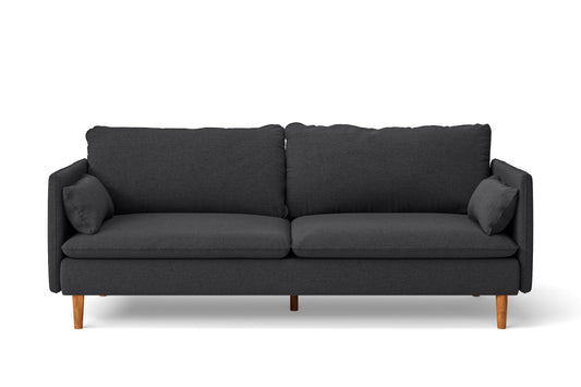 Tirreni 3 Seater Sofa Dark Grey Linen Fabric