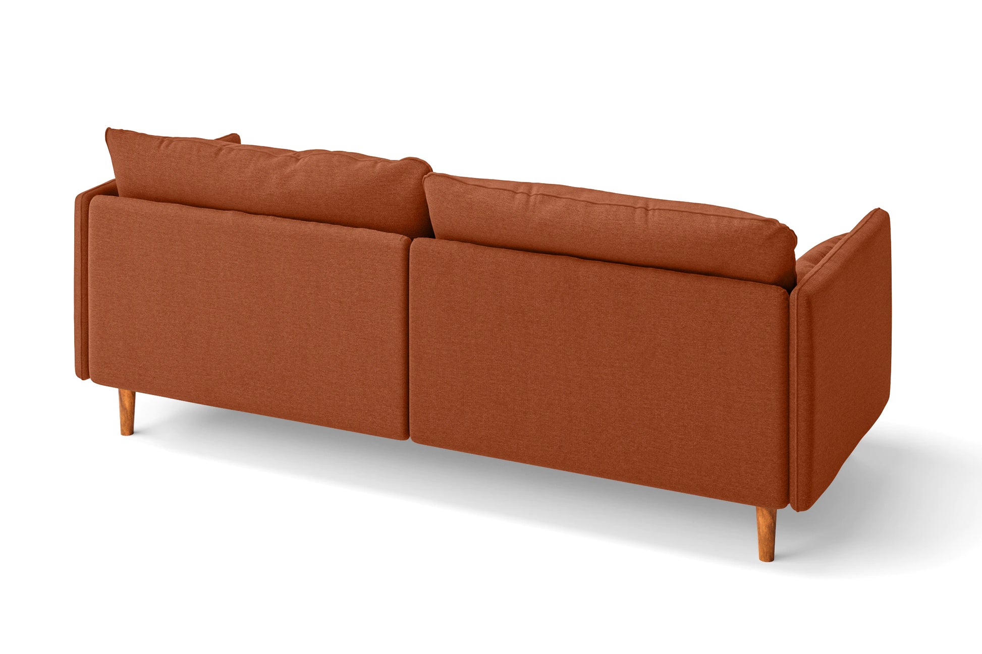 Tirreni 3 Seater Sofa Orange Linen Fabric