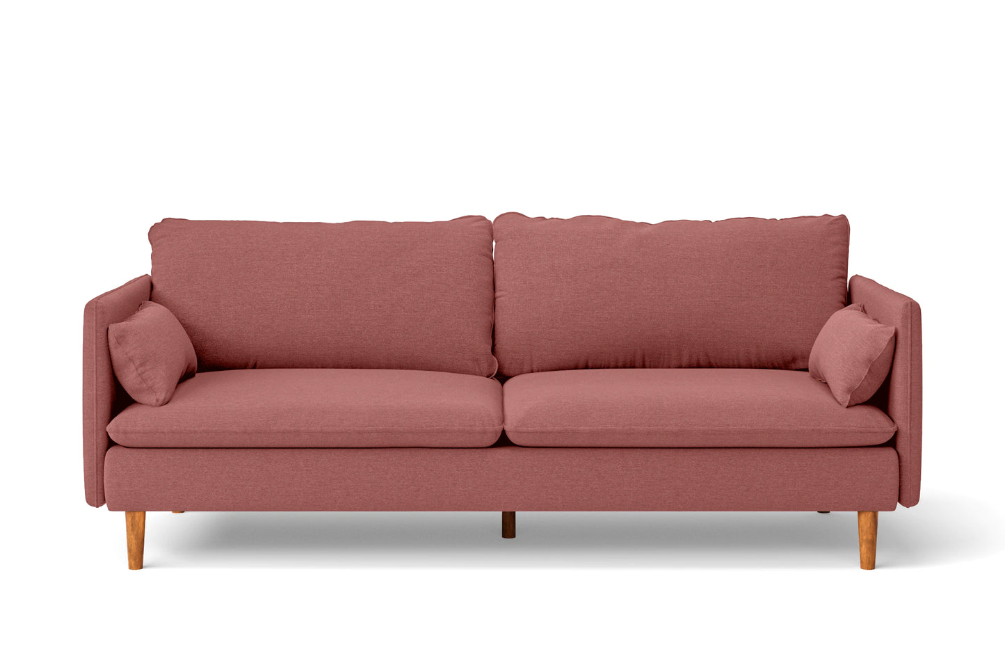 Tirreni 3 Seater Sofa Rose Pink Linen Fabric