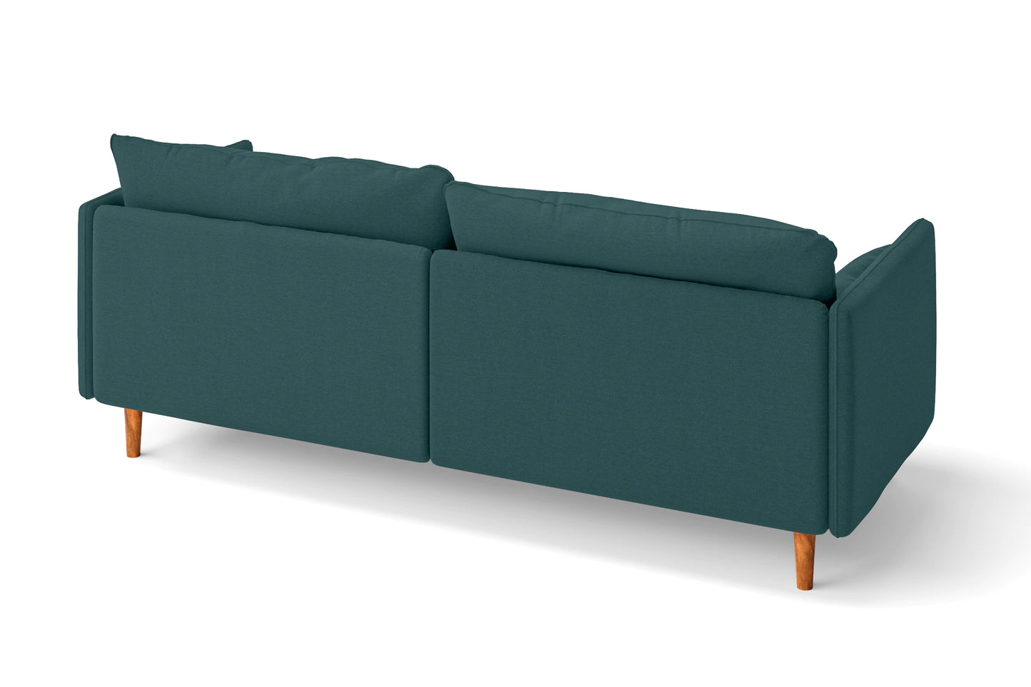 Tirreni 3 Seater Sofa Teal Linen Fabric