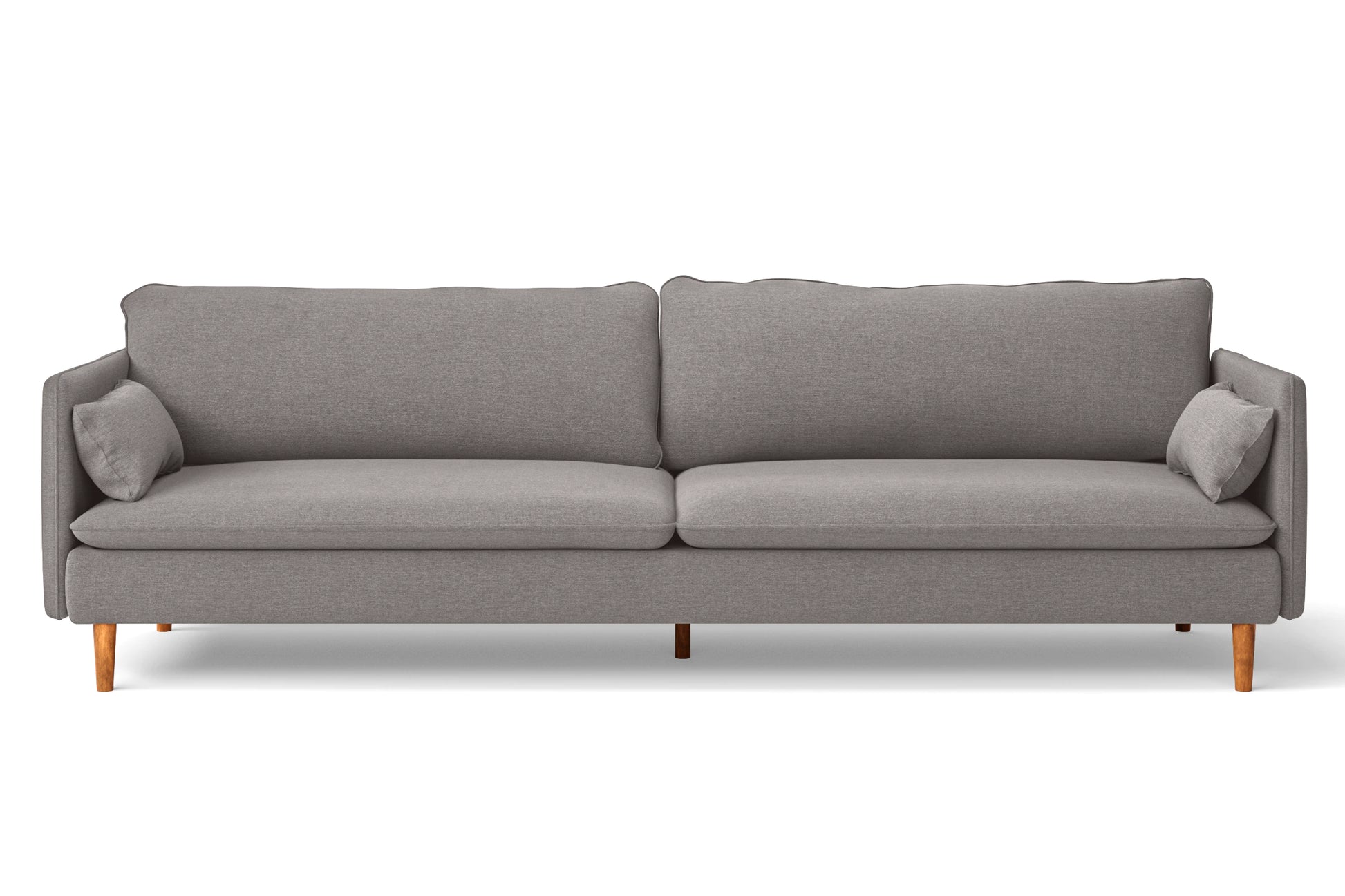 Tirreni 4 Seater Sofa Grey Linen Fabric