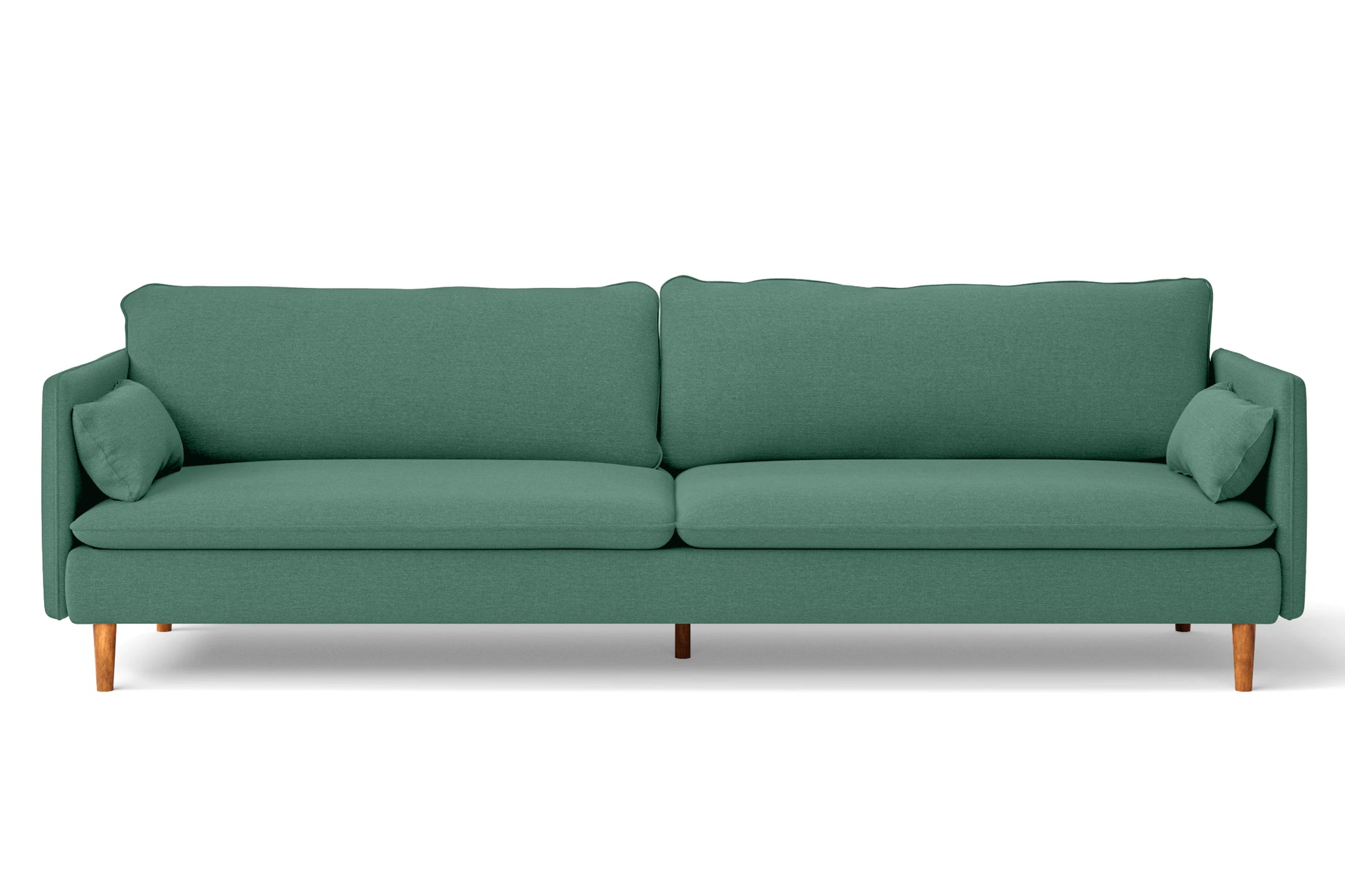 Tirreni 4 Seater Sofa Mint Green Linen Fabric