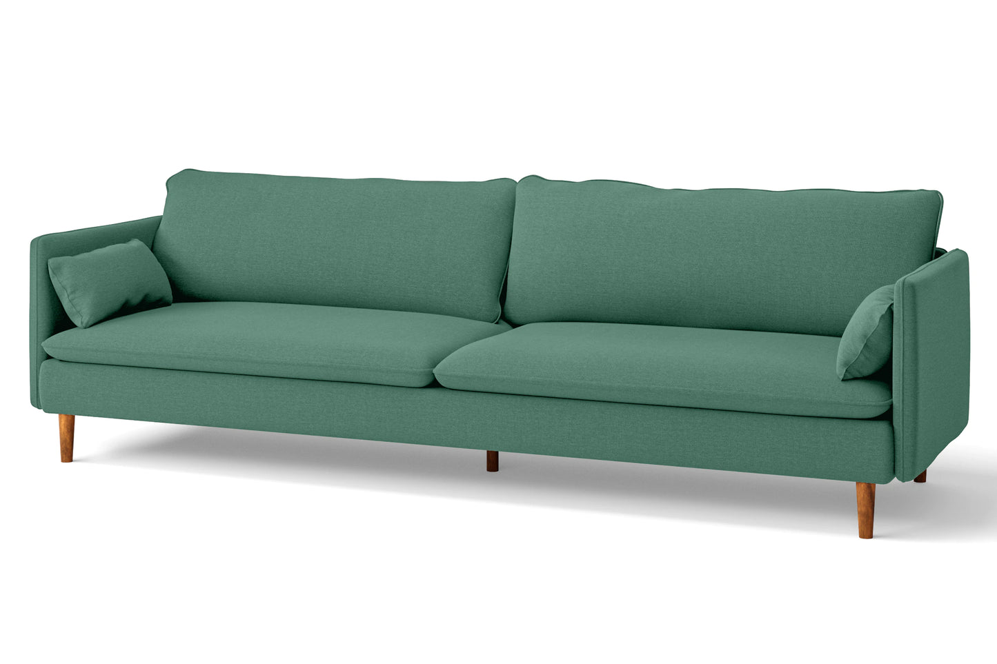 Tirreni 4 Seater Sofa Mint Green Linen Fabric