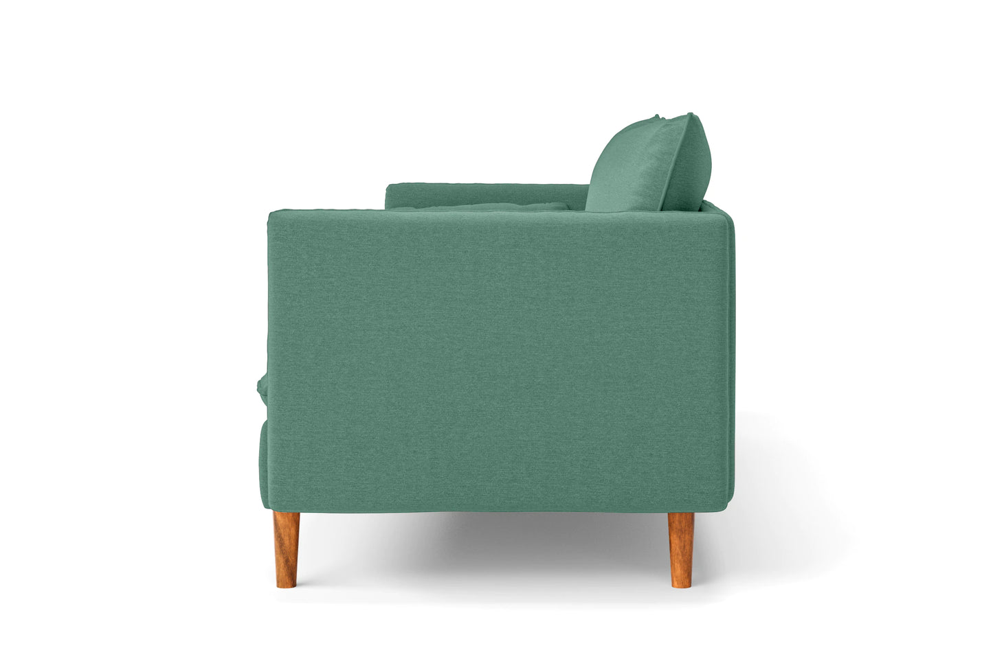 Tirreni 4 Seater Sofa Mint Green Linen Fabric