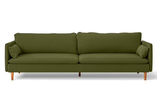 Tirreni 4 Seater Sofa Olive Linen Fabric