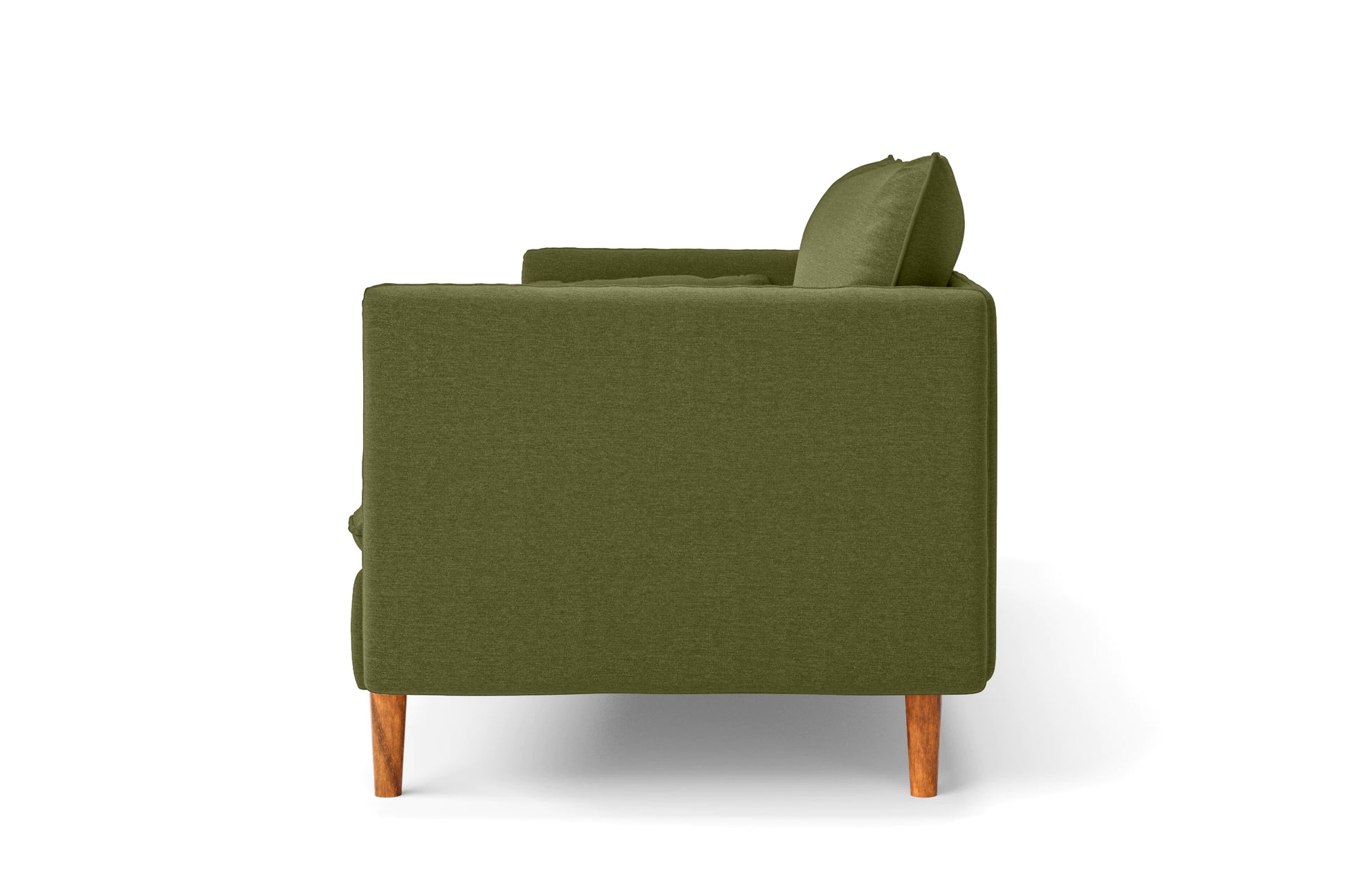 Tirreni 4 Seater Sofa Olive Linen Fabric