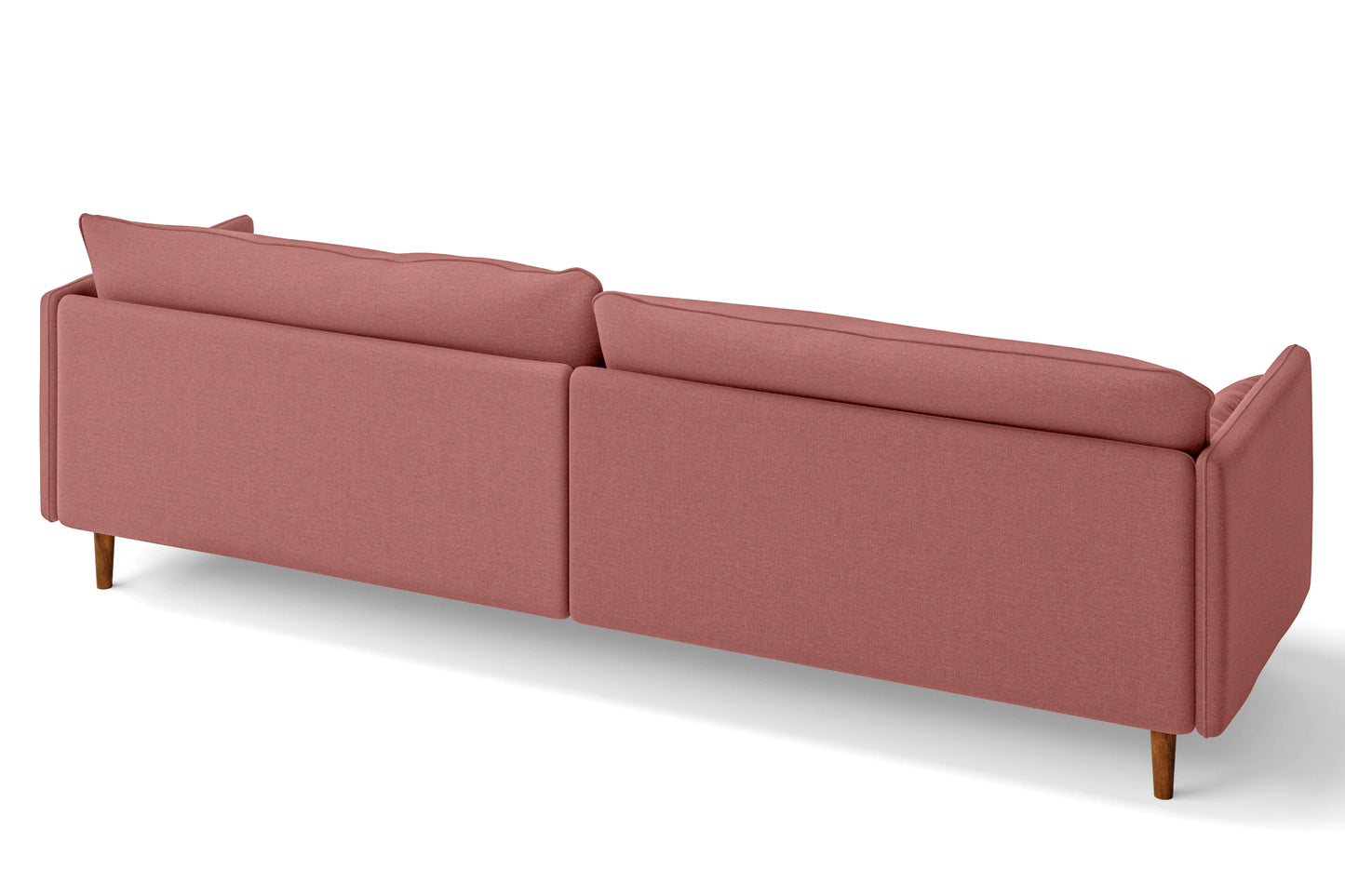 Tirreni 4 Seater Sofa Rose Pink Linen Fabric